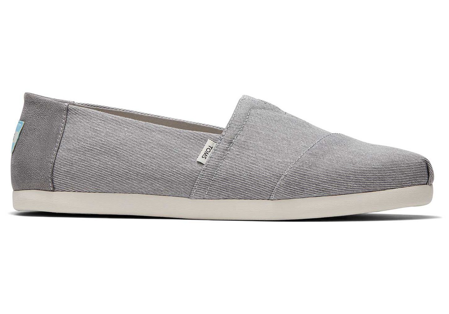 Toms Alpargata Eco Dyed Twill Espadrille Grey - Mens - 48120-TMYU